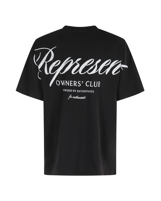 Represent Black Owners Club Script Tshirt for men