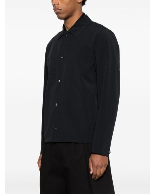 Herno Black Nylon Overshirt for men