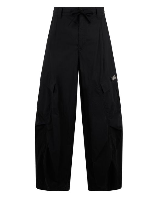 Dolce & Gabbana Blue Cargo Trousers Cotton for men