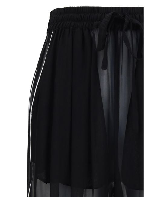 Dolce & Gabbana Black Silk Pants