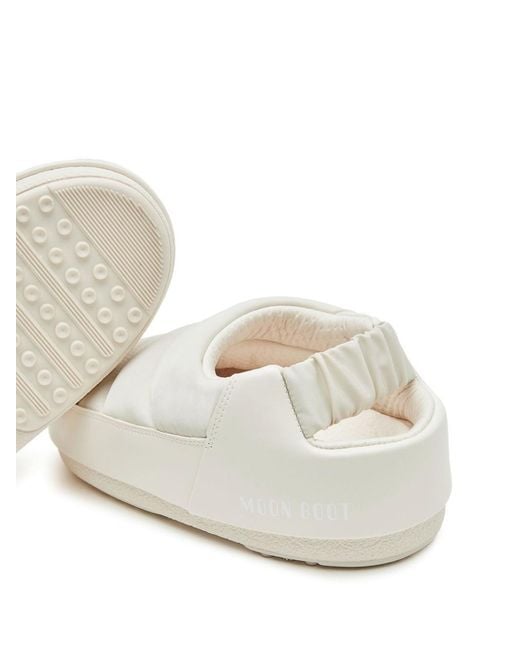 Moon Boot White Evolution Logo Mules Sandals Shoes Loafers for men