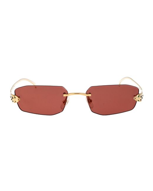 Cartier Red Ct0474s Sunglasses