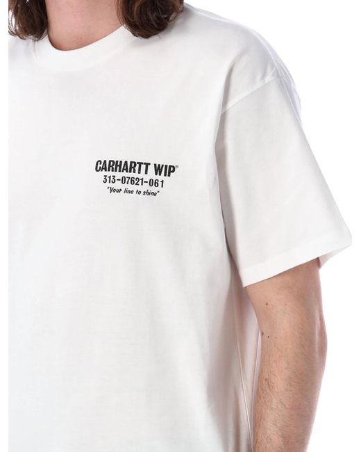 Carhartt White Less Troubles T-Shirt for men