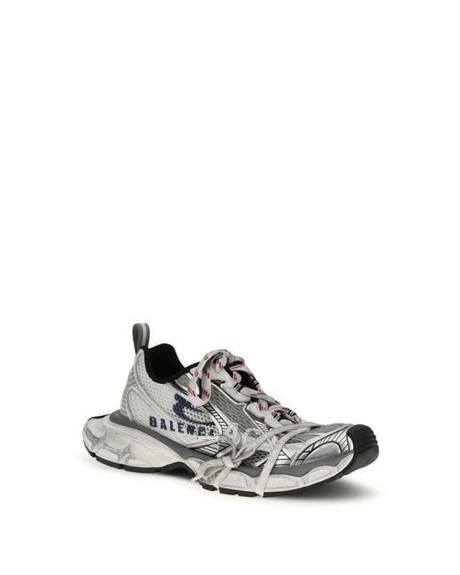 Balenciaga White 3Xl Split Logo Sneakers for men