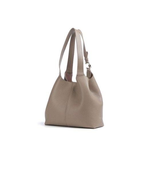 Coccinelle Natural Shopping Bag Grained Leather Shopper-Bags