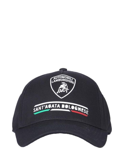 Automobili Lamborghini Black Logo Baseball Hat for men