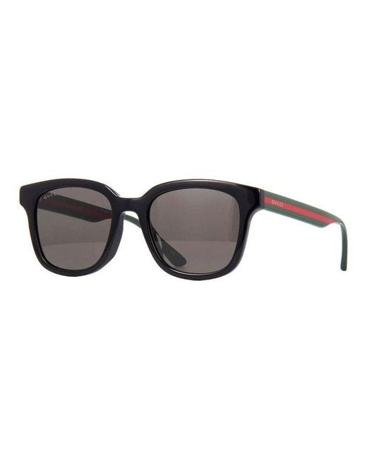 Gucci Black Sunglasses Square Full Rim, Frame And Dark Lens Gg0847Sk001 Default Title for men