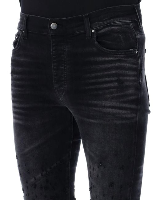 Amiri Black Shotgun Skinny Jeans for men