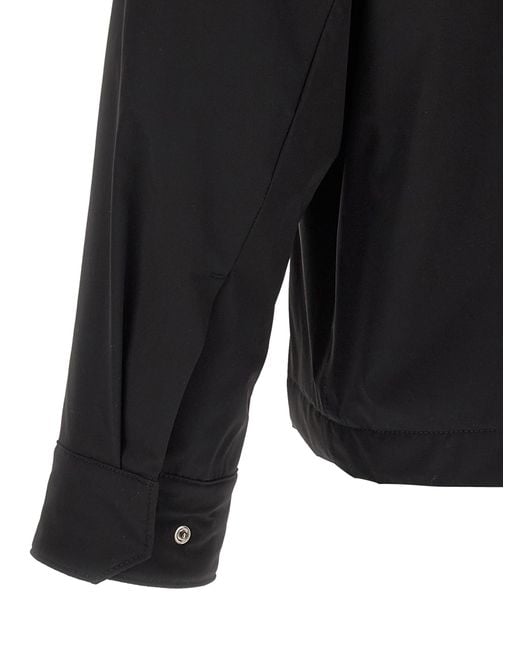 Herno Black Functional Overshirt for men