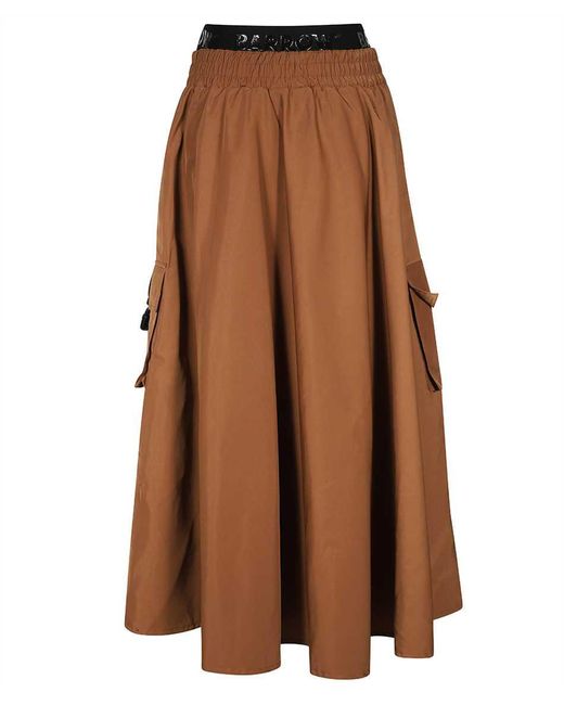 Barrow Brown Long Skirt