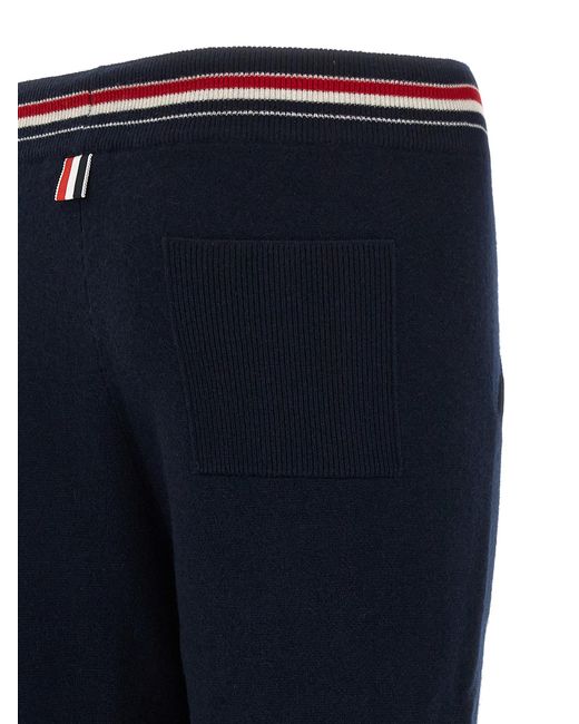 Thom Browne Blue Rwb' Joggers for men
