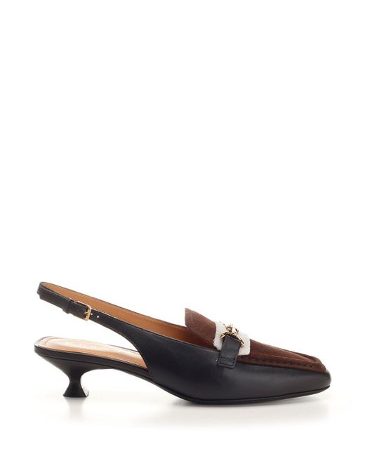 Tod's Multicolor Slingback Loafer