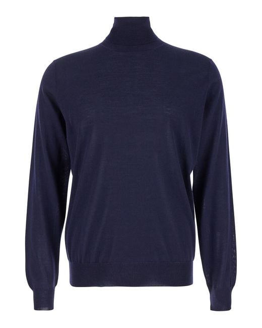 Le Plain Blue Girocollo for men