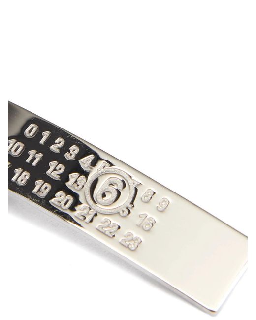 MM6 by Maison Margiela Natural Numeric Hair Clip Brass Accessories