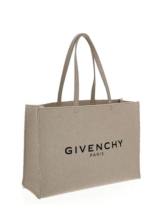 Givenchy Natural Large G Tote Shopping Bag