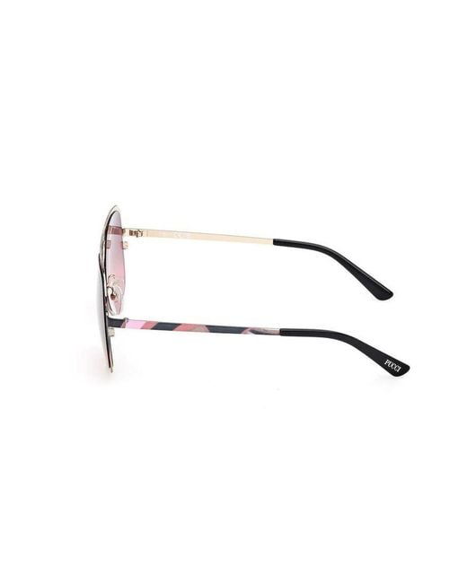 Emilio Pucci Multicolor Sunglasses Metal Eyewear
