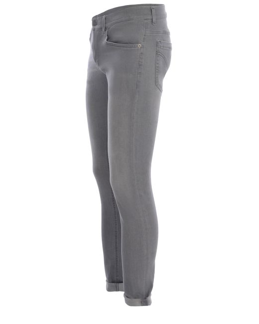 Dondup Gray Jeans George Made Of Stretch Denim for men