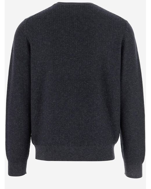 Vince Blue Wool Blend Sweater for men