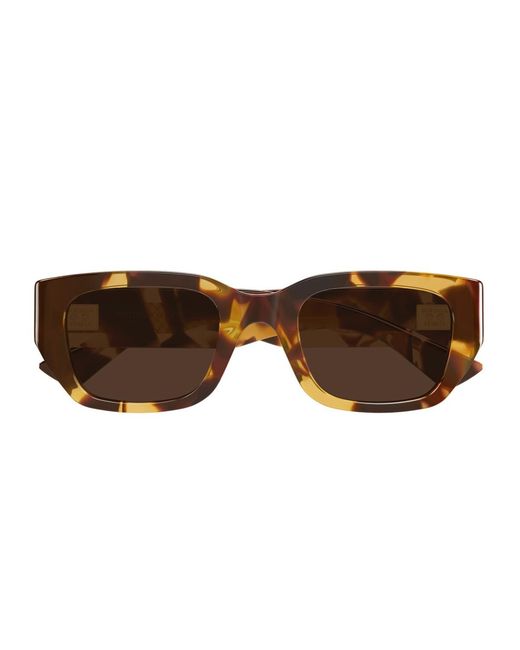 Bottega Veneta Brown Bv1400S Linea Intrecciato Acetato Riciclato Sunglasses