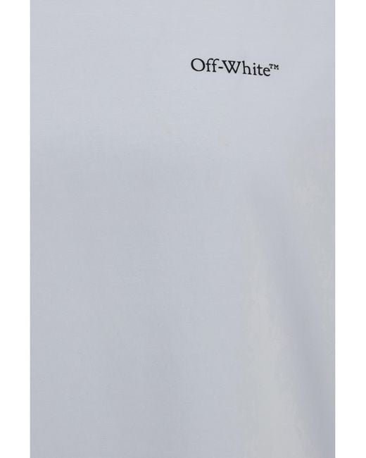 Off-White c/o Virgil Abloh White Small Bookish T-Shirt Cotton T-Shirts for men
