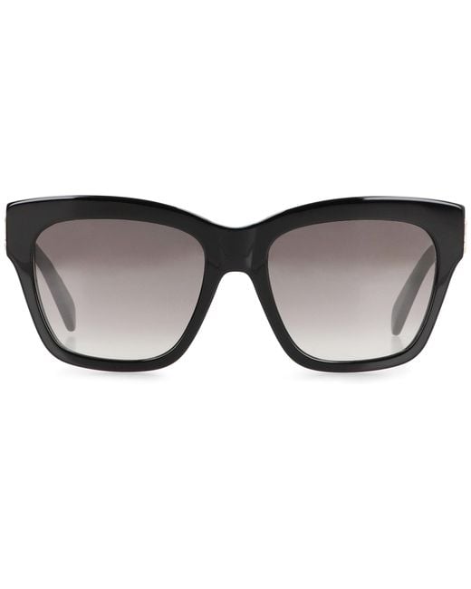 Céline Gray Triomphe Cat-Eye Sunglasses Acetate