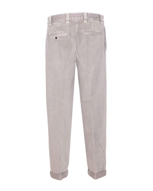 Golden Goose Deluxe Brand Gray Trousers for men