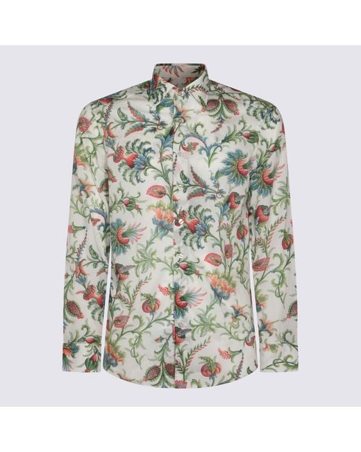 Etro Green Shirts _Co for men