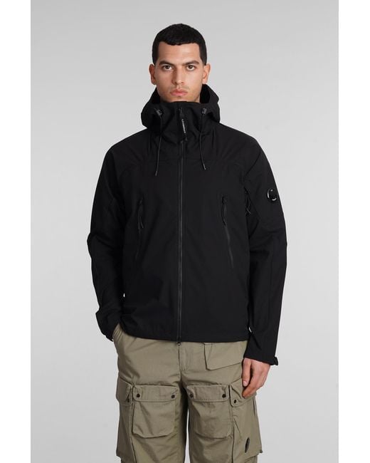C P Company Pro Tek Casual Jacket In Black Polyester for men