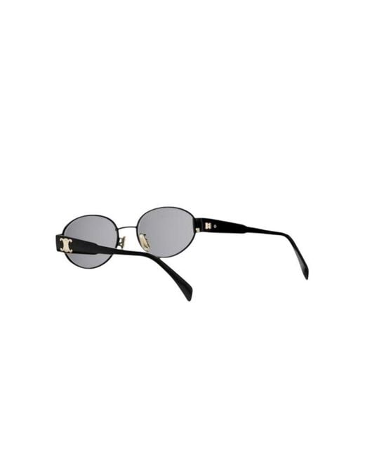 Céline Black Sunglasses Metal Eyewear