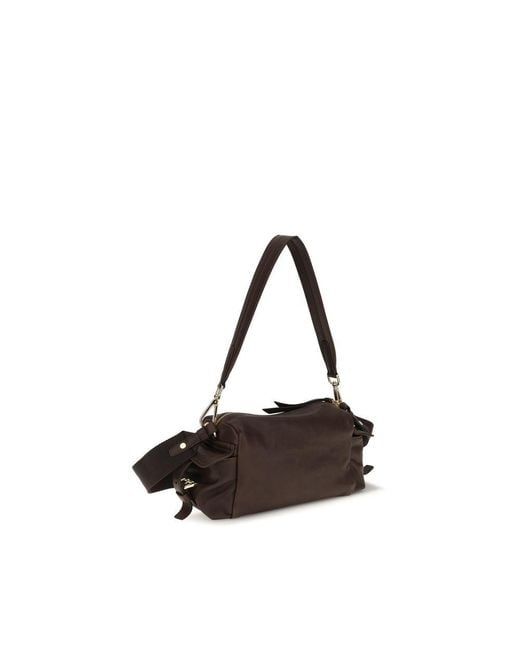 Prada Brown Napa Leather
