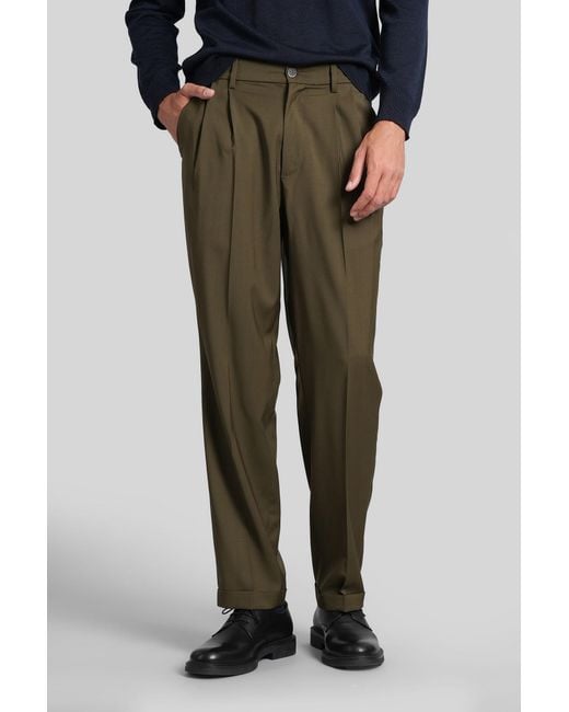Barena Green Drapier Pants for men