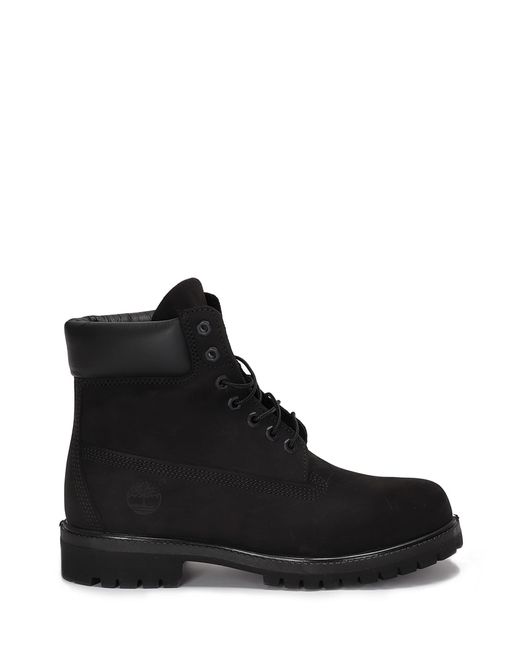 Timberland Black Premium 6 Inch Lace Up Waterproof for men