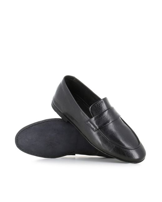 Officine Creative Black Loafer Airtodd/001 for men