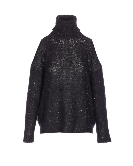 Roberto Collina Blue Cut Out Sweater