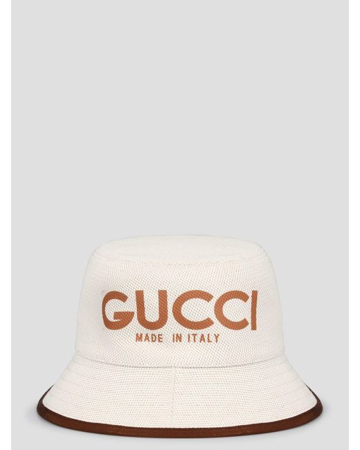 Gucci Natural Print Bucket Hat for men