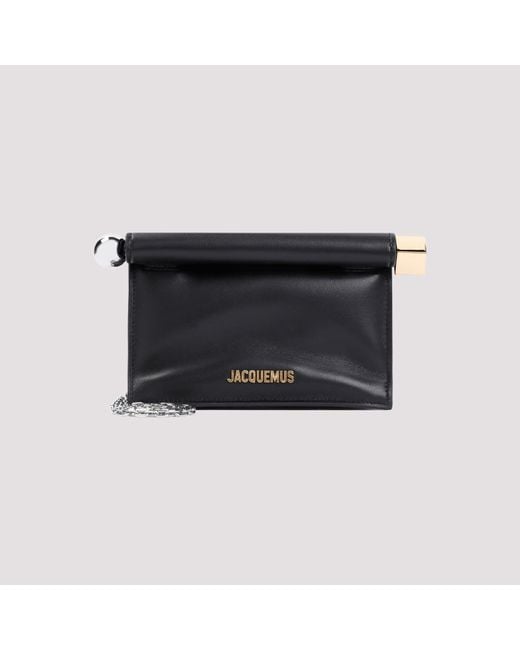 Jacquemus Black La Pochette Rond Carré Unica