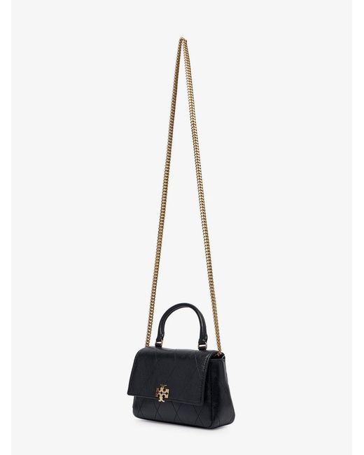 Tory Burch Black Crossbody Bag Charlie Quilted Leather Shoulder