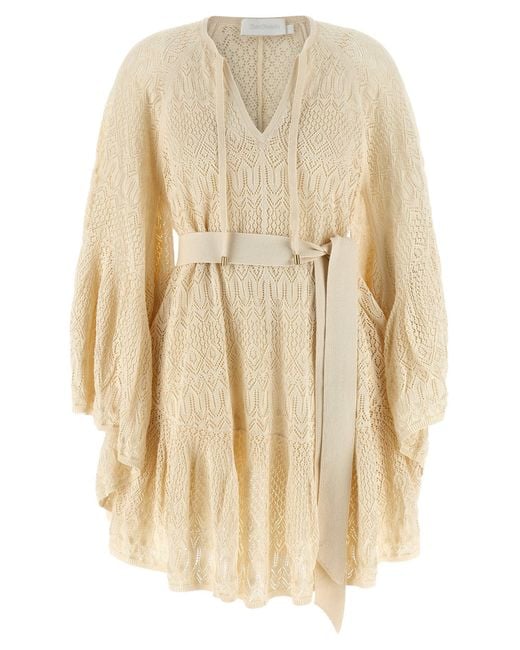 Zimmermann Natural Coco Pointelle Lace' Dress