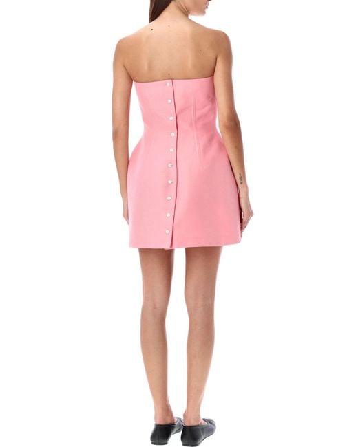 Marni Pink Cady Mini Dress