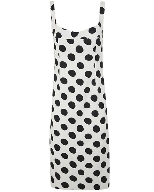 Marni White Dress With Straps Clothing