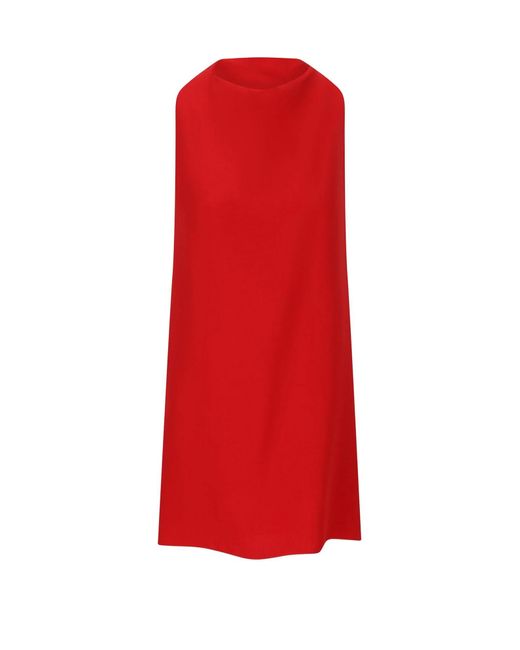 Valentino Red Dresses Seta