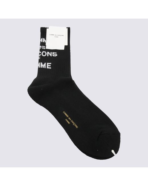 Comme des Garçons Black Cotton Socks for men