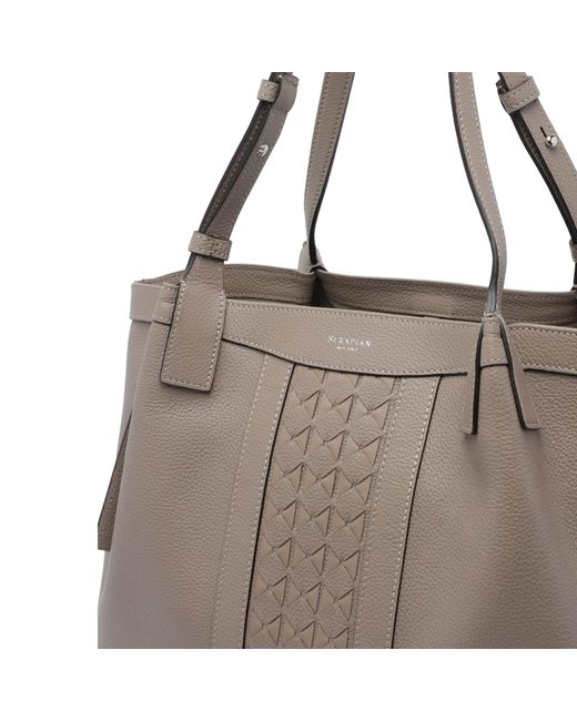 Serapian Gray Small Secret Shoulder Bag