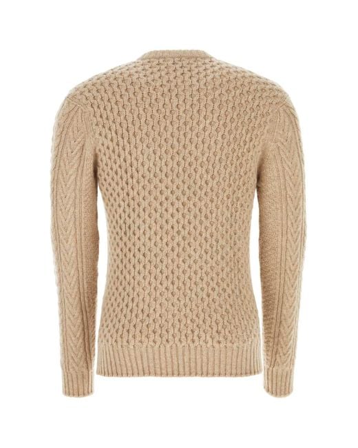 Johnstons Natural Cashmere Sweater for men