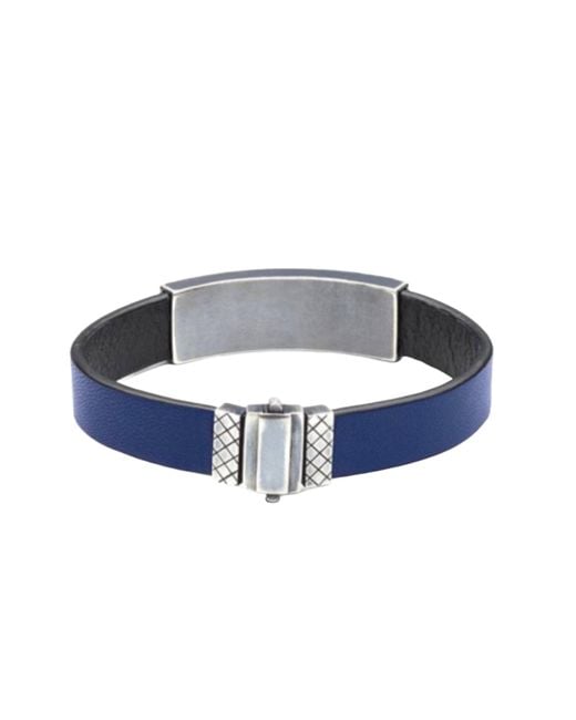 Bottega Veneta Black Starry Leather Bracelet Jewelry