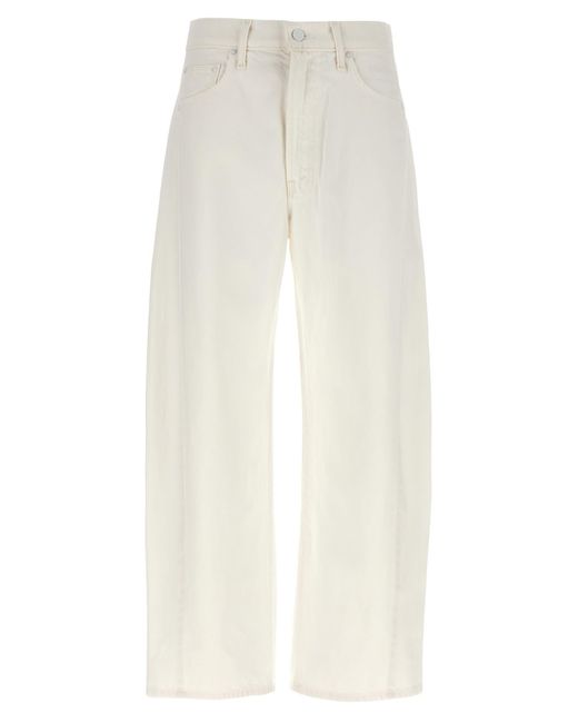Mother White 'The Full Pipe Ankle' Jeans