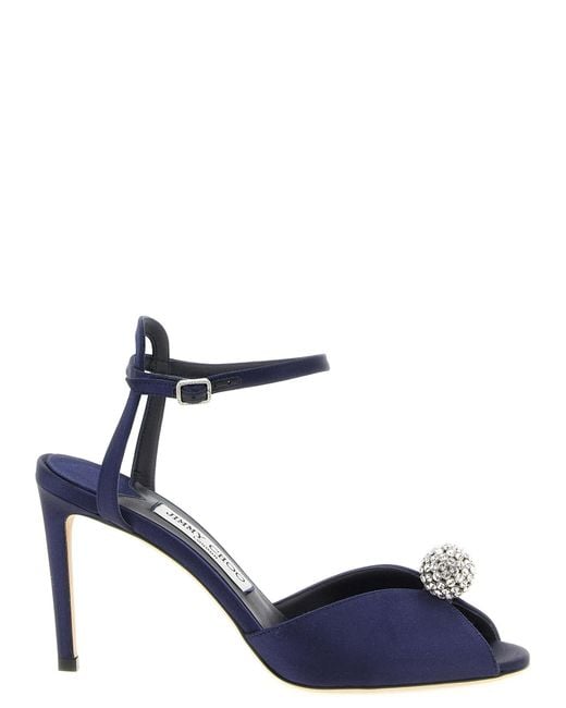 Jimmy Choo Blue 'Sacora' Sandals