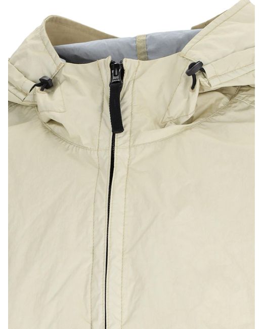 Stone Island Black Membrana 3l Tc Hooded Jacket for men