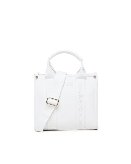 V73 White Shopping Bag Echo 73