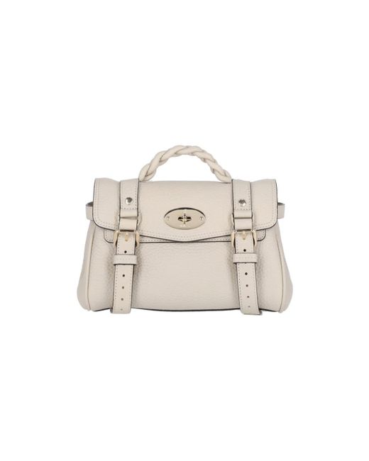 Mulberry White Alexa Mini Bag